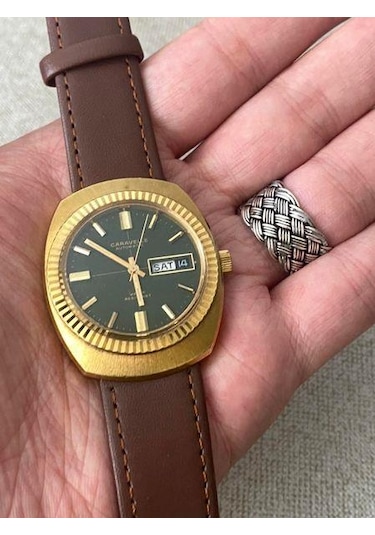Bulova Caravelle N1 39 mm Deri Kordon Vintage Erkek Kol Saati 2.