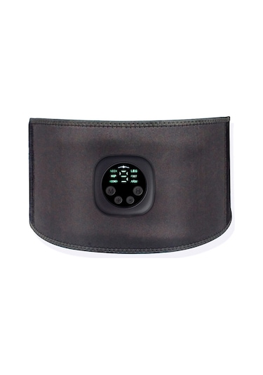 Padalink Ems Teknolojili Akıllı Karın Kası Şekillendirici Ve Masaj Kemeri, 6 Mod Ve 9 Şiddet Seviyesi İle Pratik Kullanım. Siyah