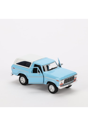 Motormax 1:24 1978 Ford Bronco Diecast Model Araba Mavi