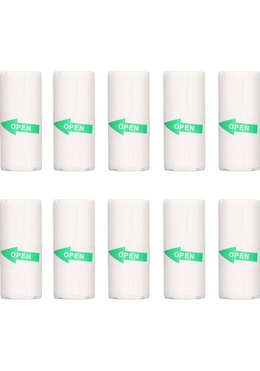Moveevo 57x25mm Transparan Termal Yazıcı Kağıdı - Kendinden Yapışkan, Etiket/fotoğraf Yazdırma, 10'lu Paket 10 Rulo