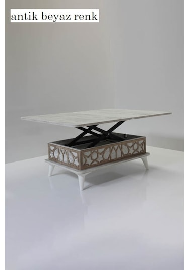 Kolexonline Akıllı Sihirli Sehpa 3 Kademeli Orta Sehpa Yemek Masa