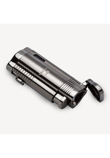 Cohiba Üç Torch Delicili Puro Çakmağı Gunmetal