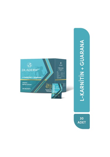 Duaderm L-karnitin + Guarana 30 Adet Standart