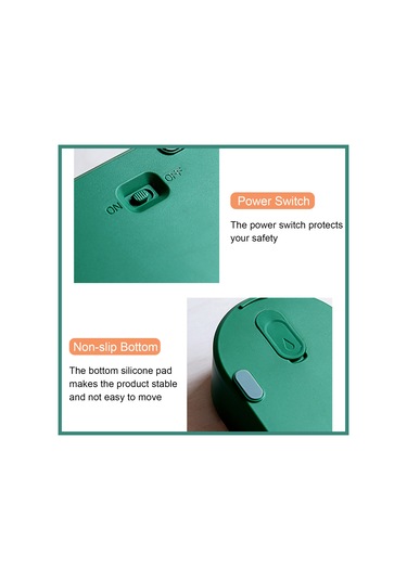 Youtek Usb Şarjlı Minyatür Portatif Su Sise Nemlendirici, Led Gece Lambası, Sürekli Ve Aralıklı Buhar Modu, Ev Ofis Seyahat İçin