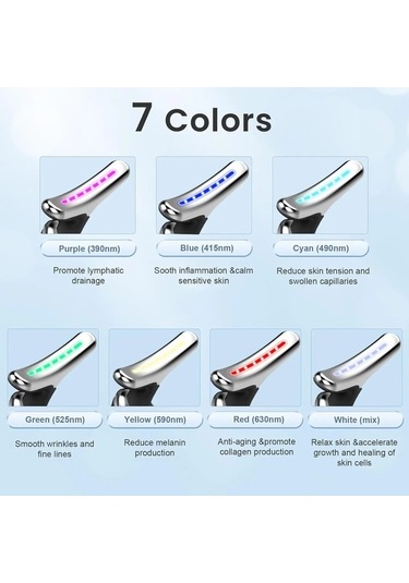 Wondernest Yüz Yüz Siyah Microcurrent Masaj Liken Kaldırma Ems Yüz Jp Siyah