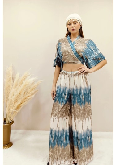 Asprinfashion Alt Üst Digital Takım Çok Renkli