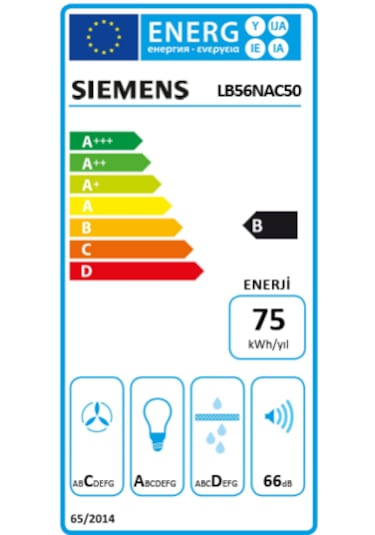 Siemens LB56NAC50 52 CM Gömme Aspiratör