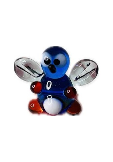 El Yapımı Mini Murano Cam Arı Biblo A150-02