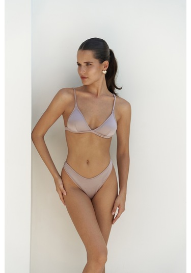 Bintang Düz Kesim Lila Bikini Altı Lila