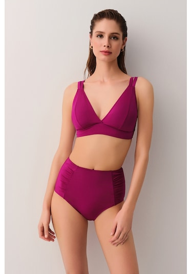 Suwen Üçgen Bikini Üst Sbn25410c1283 Vişne