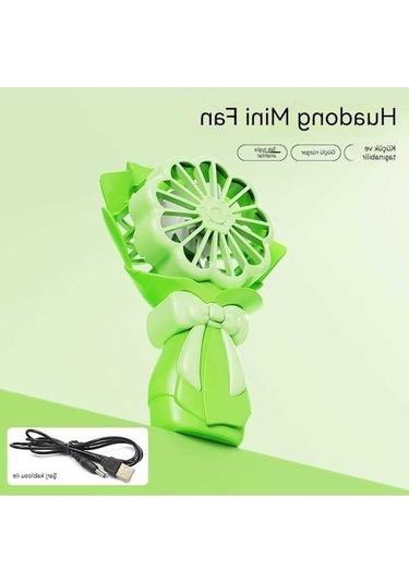 Supermarket1 Mini Taşınabilir El Küçük Usb Masaüstü Fan, Öğrenciye Yenilebilir Yeşil, Mor, Sarı, Kırmızı