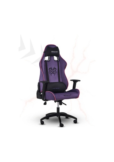 Rio Plus Balerion Terletmez Kadife Kumaş Mor Gaming Oyuncu Koltuğu -9 Mor