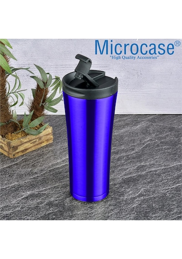 Microcase AL3677 6 Saat Sıcak Soğuk Tutan Termos 500 ML Mavi