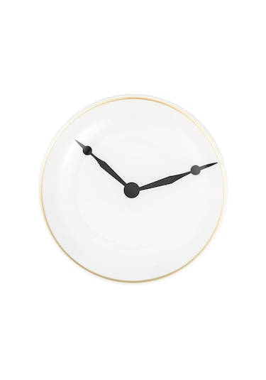 Saat Tabak &çay Kahve Seti 16 Parça 4 Kişilik Beyaz