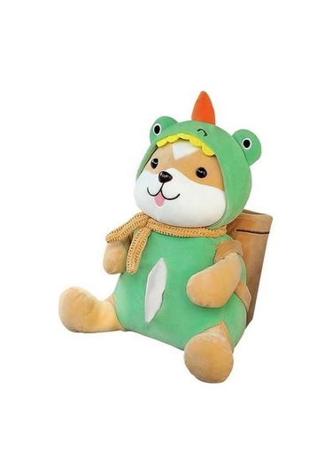 Createtech Tutucu Suntek Magideal Köpek Karikatürlü Doku Çöp Kutusu Araba Çok Renkli