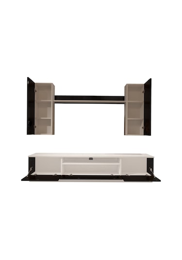 Decoraktiv Trendstyle 5d Slm Tv Ünitesi Tv Sehpası Beyaz - Siyah