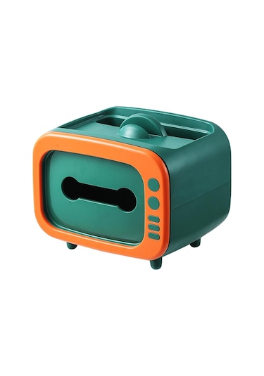 Suntek Retro Tv Mendil Kapak Peçete Kutusu Organizatör Ev