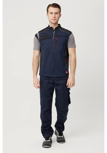 Yazlık İş Yeleği Polyester Gabardin Allium Outdoor Yelek Hafif Nefes Alabilir Fonksiyonel Cepli Lacivert-siyah Yazlık İş Yeleği Polyester Gabardin Allium Outdoor Yelek Hafif Nefes Alabilir Fonksiyonel Cepli Lacivert-siyah