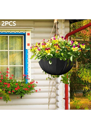 Suntek 2x Saksı Sepeti Astarı Tekrar Kullanılabilir Asılı