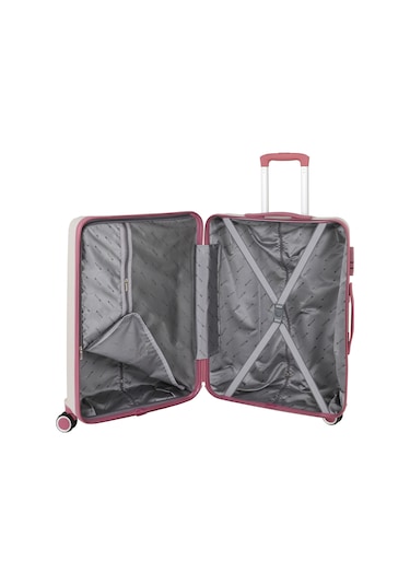 Mçs Polipropilen Valiz V374 75 Cm S21yy100000675 00434 Kemik/koyu Pudra