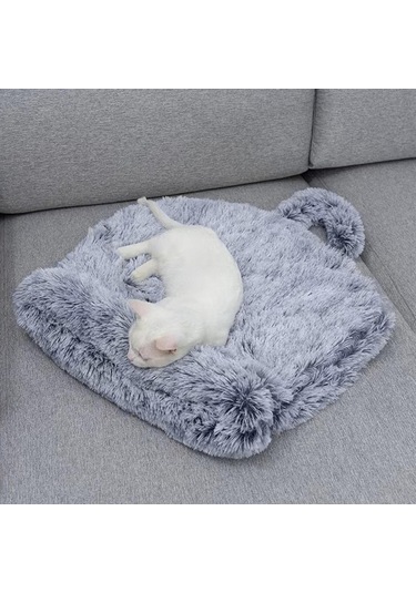 Suntek Kedi Uyku Tulumu Rahat Kapalı Yatağı Mağarası Gri