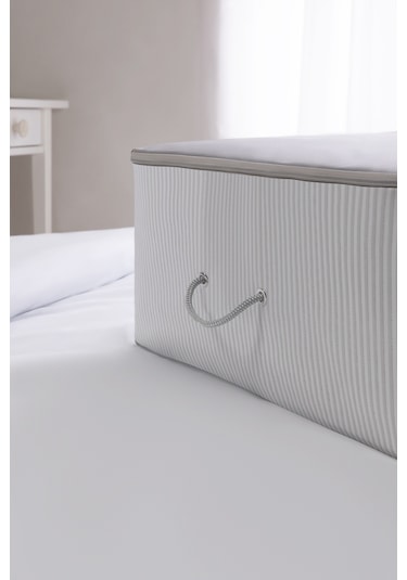 Ocean Home Textile 2'li Gri Renk Stuff & Things Baza Altı Hurç Set