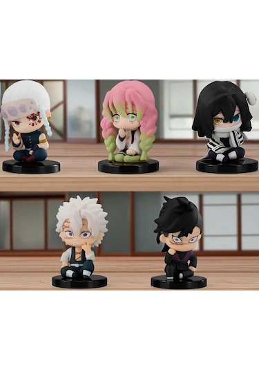 Demon Slayer İblis Avcıları İblis Keser 5 Li Anime Figür Koleksiyon Oyuncak Seti Tengen Mitsuri 5 Cm Demon Slayer