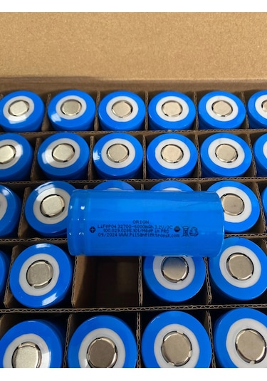 1 Adet 32700  Lifepo4 Pil 3.2v 6000 Mah 3c Ifr32700 Mavi