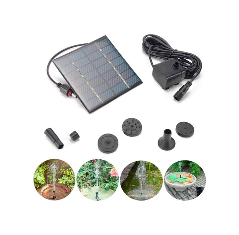 Fortunelane Güneş Enerjili Bahçe Çeşmesi - 4 Püskürtme Başlığı İle Şık Dekor Diğer