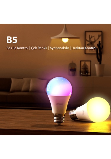 Imou CL1B-5-E27 WiFi Renkli Ayarlanabilir Işık Ampul Akıllı LED