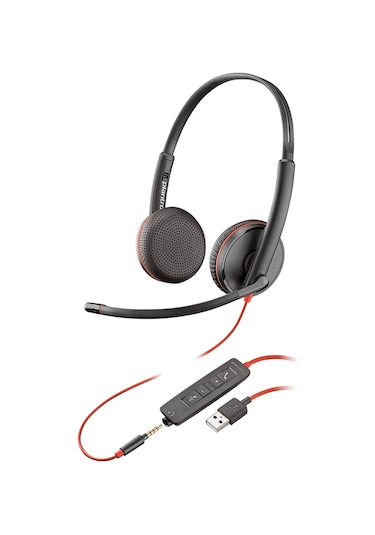 Plantronics Blackwire C3225 USB-A Kulak Üstü Kulaklık