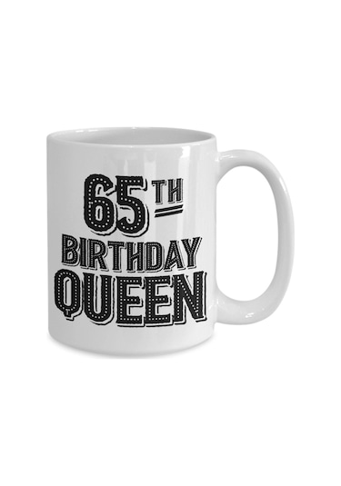 Komik 65 Yaş Doğum Günü Hediye Kupa - Kişiye Özel Bardak