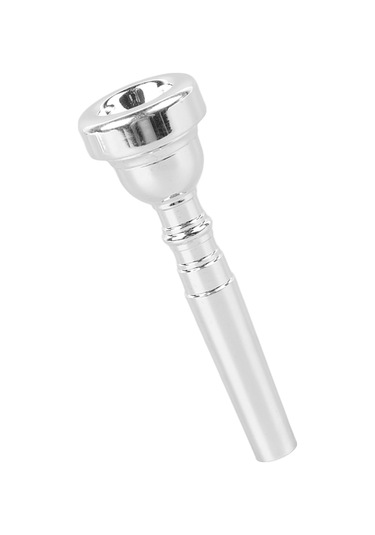 Hfambition Gümüş Renkli Metal Trompet Ağızlığı 3c - Yüksek Hassasiyetli, Dayanıklı Ve Evrensel Uyumlu Enstrüman Aksesuarı