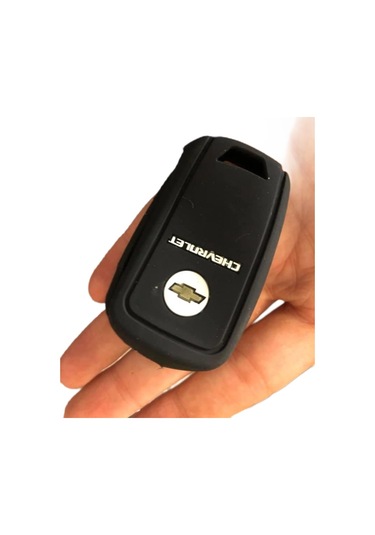 Chevrolet Uyumlu 3303 Silikon Anahtar Kılıfı Siyah
