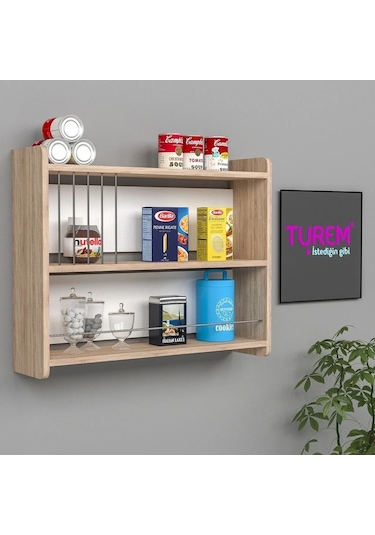 Terek Mutfak Rafı Mdf Sis Gri
