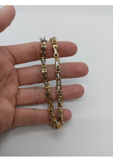 Balık Hediyelik Mdl2003 Kral Zincir Erkek Çelik Bileklik Çelik