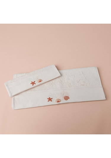 Linens Cowry Bambu El Havlusu 30x45 Cm Somon Somon