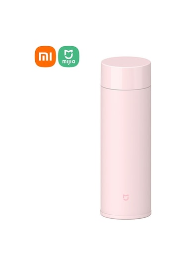Mijia Mini Termos Kupa - 350ml, 58 C'ye Kadar 6 Saat Sıcak, 12 C'ye Kadar 6 Saat Soğuk Tutar, 170g Hafif, Pembe Pembe Pembe