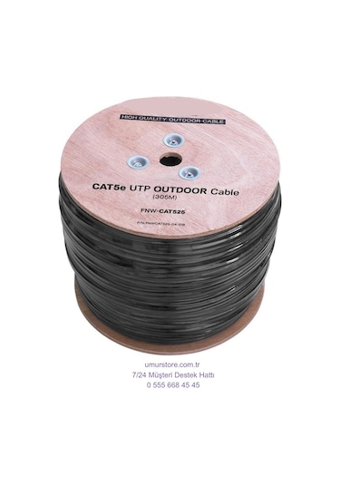 Cat5 Dış Ortam Kablosu 305 Metre