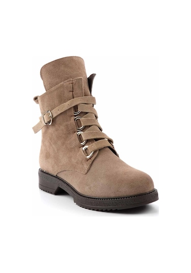 Taba Leather Kadın Bot & Bootie K02351137402 Taba