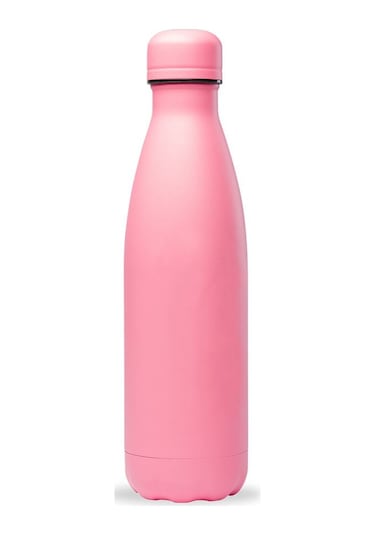 Qwetch QD3381 Sprey Desenli Isı Yalıtımlı 500 ML Termos - Pembe