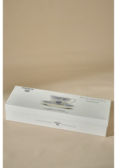 Karaca  Blue Odyssey 6 Kişilik Kahve Fincan Takımı 80 ml
