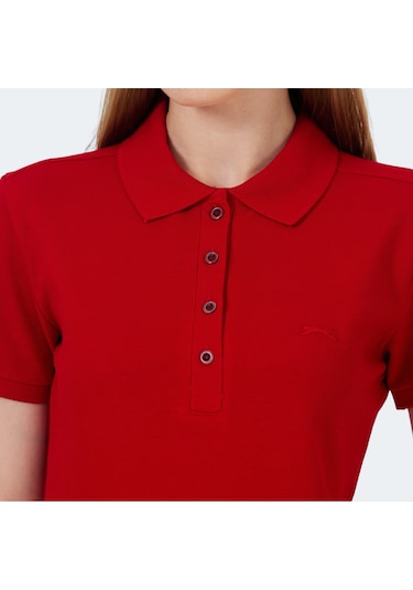 Slazenger VERA I Kadın Polo Yaka Kırmızı Tişört