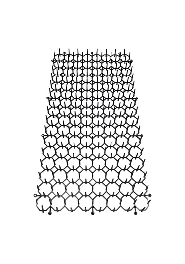 Vkemall Kedi Engelleme Matı, Plastik Tikanlı, Kedi Yatağı/kanepe Koruyucu, Kesilebilir, Esnek Konumlandırma, Siyah, 20x40 Cm
