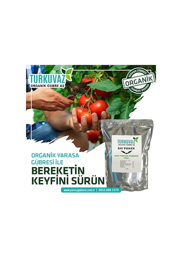 5 KG. Turkuvaz Organik Toz Yarasa Gübresi (Yüksek Fosfor)