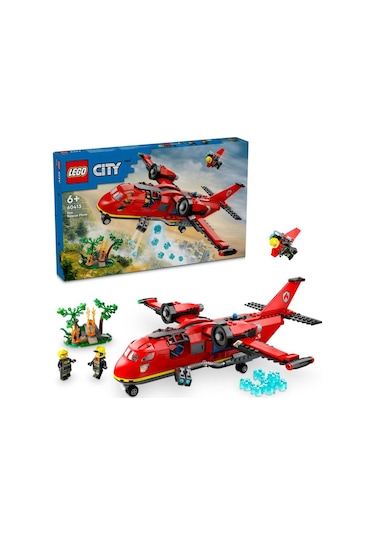 LEGO® City İtfaiye Kurtarma Uçağı 60413 6+ Yaratıcı Oyuncak Yapım Seti - 478 Parça