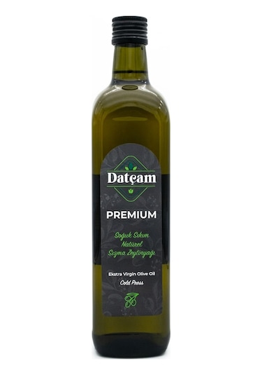 Datçam Premium Soğuk Sıkım Zeytinyağı Cam Şişe 750 ML