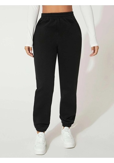 Oversize Unisex Eşofman SiYAH
