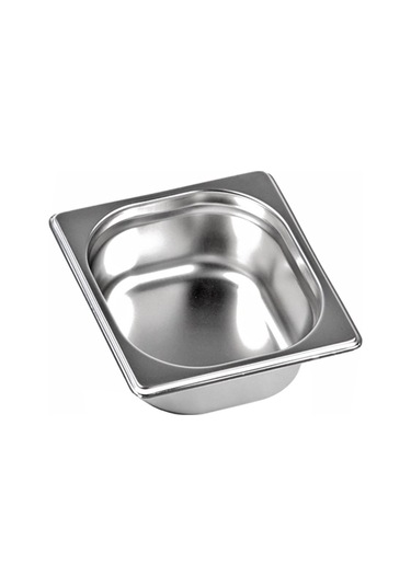 Gastronorm Küvet Paslanmaz Çelik Gn 1/6 - 65 Mm Gümüş