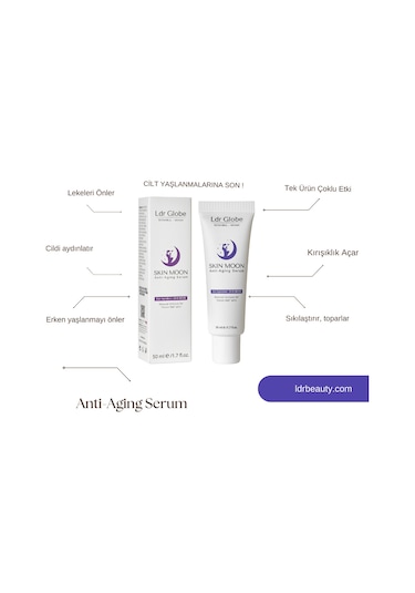 Ldr Globe Skin Moon  Cream 50 ML +  Serum 50 ML